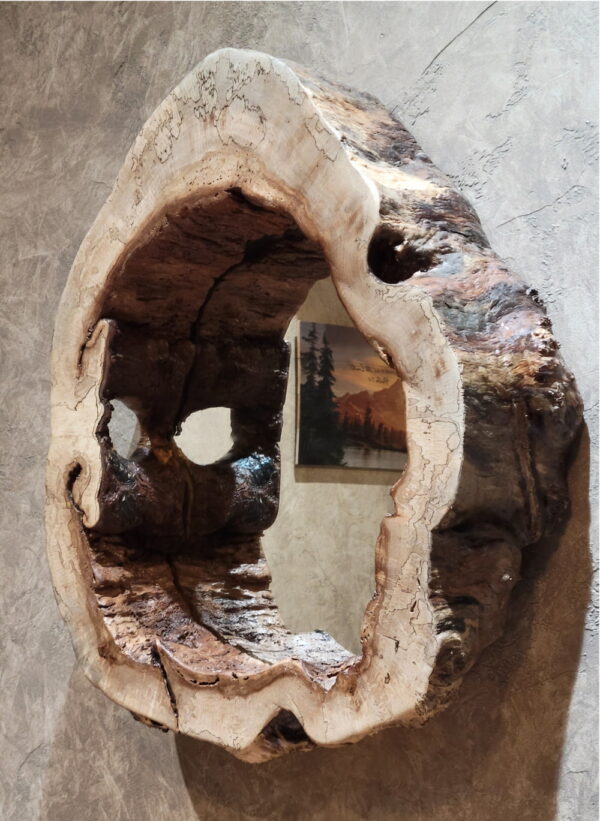 live edge mirror