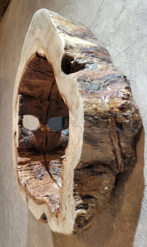 maple live edge mirror